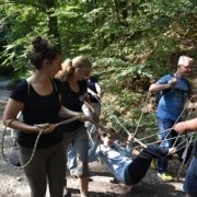Outdoor-Teamevent-Spinnennetz